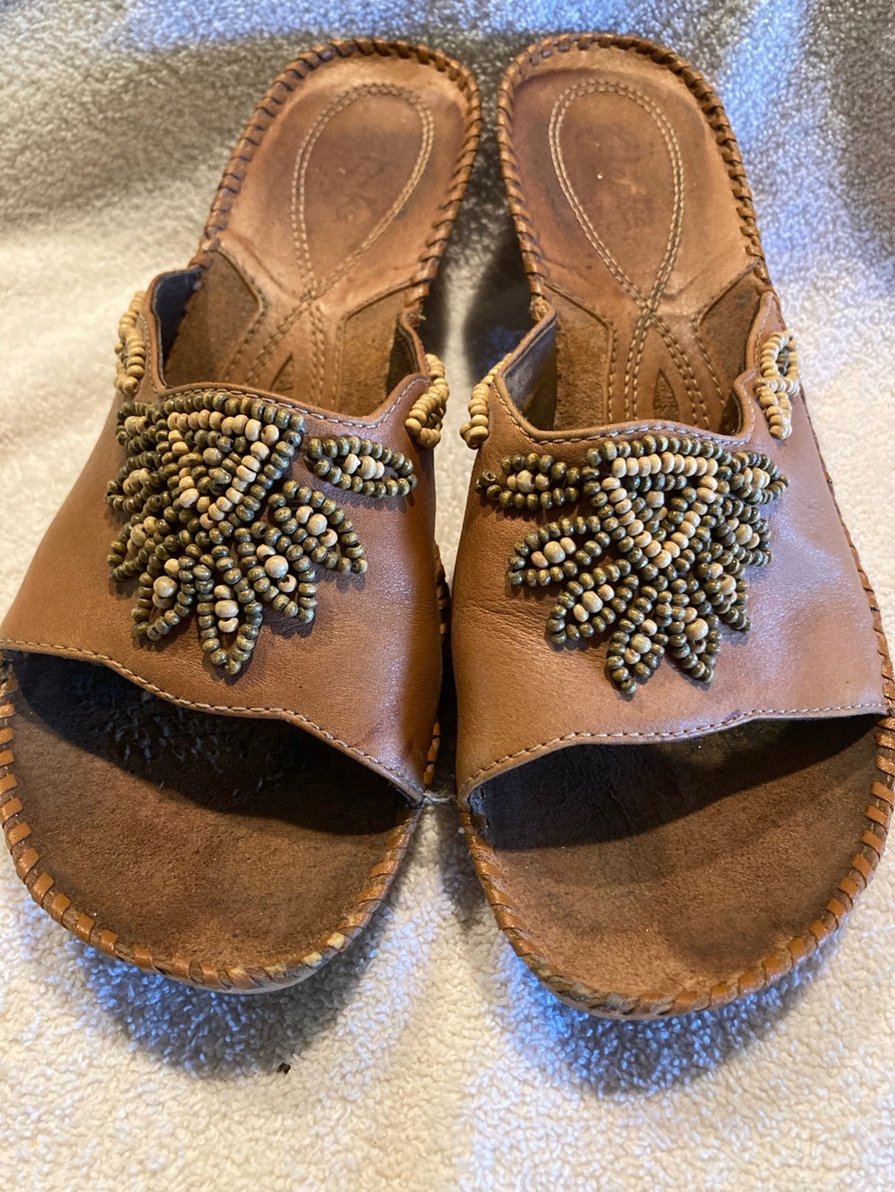 Vintage Clark’s artisan, Empress wedge slide